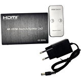 SLine 2x2 HDMI Switch-Splitter 4Kx2K