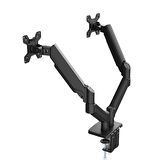 Sline M252D Amortisörlü 13-32'' Çift Kollu Masa Üstü Monitör Standı