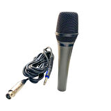 S-Line Audio Kablolu El Tipi Mikrofon Yarı Metal Yarı Plastik 5Metre Kablolu