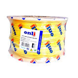 Onli 305Mt 23AWG UTP CAT6 Network Kablosu Sarı Yerli Üretim
