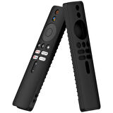 Xiaomi XIMR-M8 4S 4K MiBox Kumanda Uyumlu Silikon Koruma Kılıfı - Siyah
