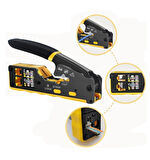 electroon Cat5/Cat6/CAT7 RJ45-RJ11  EZ-RJ45 Sıkma Pensesi Yedek Bıçaklı