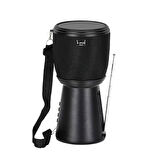 Rose SP-601 El Fenerli Taşınabilir Solar Şarjlı Bluetooth FM Radyo Hoparlör - Siyah