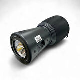 Rose SP-601 El Fenerli Taşınabilir Solar Şarjlı Bluetooth FM Radyo Hoparlör - Siyah