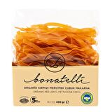 Bonatelli Organik Kırmızı Mercimek Unlu Çubuk Makarna 400 g e
