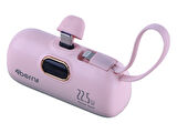 DX269B Pembe Powerbank – 5.000 mAh, 22.5 W Type-C Hızlı Şarj