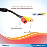 54 Cm Kısa RCA Kamera Kablosu 3 Pin 1.55 mm Socket,3 Core Wire