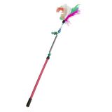 Markapet Yaylı Kedi Oyun Oltası 13 cm - 44 cm Kırmızı
