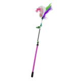 Markapet Yaylı Kedi Oyun Oltası 13 cm - 44 cm Pembe