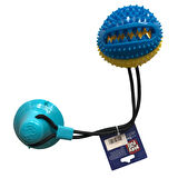 Playfull Yapışkanlı Ödül Hazneli Köpek Oyuncağı 7x9x54 Cm Mavi