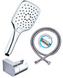 Yapıtaşı Yt284 Yıldız Butonlu Banyo Duş seti 3Fonksiyonlu