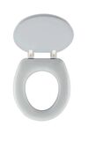 Softy Classic Desenli Yumuşak Klozet Kapağı Beyaz - 6060