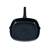 Korkmaz Ornella 28 cm Granit Grill Tavası