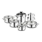 Korkmaz A1709 Alia 14 Parça Çelik Hiper Set