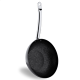 Korkmaz Proline Nero 28 cm Yanmaz/Yapışmaz Granit Wok Tava
