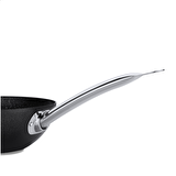 Korkmaz Proline Nero 28 cm Yanmaz/Yapışmaz Granit Wok Tava