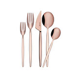 Korkmaz Milena 30 Parça Rosagold Çatal Kaşık Bıçak Seti A2208-2
