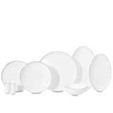 Korkmaz Diana Collection 60 Parça Platin Yemek Takımı