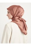 Tesettür Kadın Janjan-janjanlı Krinkıl Abiye Eşarp-bakır- 100x100cm