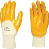 Milan Sarı Latex Iş Eldiveni Light Star Standart-No:10 -10 Adet