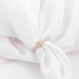 925 Ayar Gümüş Kalp Motifli Zirkon Taşlı Zarif Kadın Yüzük