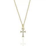 925 Ayar Gümüş Zirkon Taşlı Hac Kolye