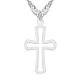 925 Ayar Gümüş Singapur Zincirli Unisex Hac Kolye