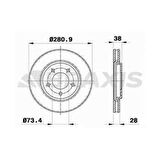 Chrysler On Fren Diski Chrysler Grand Voyager 2.5 - Braxıs Ae0306