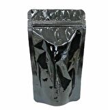 Si̇yah Parlak Alümi̇nyum Ki̇li̇tli̇ Doypack 13x22+4 Cm 250 Gr 1000 Adet