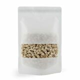 Beyaz Kraft Dar Pencereli̇ Ki̇li̇tli̇ Doypack 13x22+4 Cm 250 Gr 1000 Adet