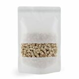 Beyaz Kraft Dar Pencereli̇ Ki̇li̇tli̇ Doypack 13x22+4 Cm 250 Gr 100 Adet