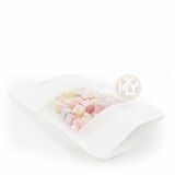 Beyaz Kraft Geni̇ş Pencereli̇ Ki̇li̇tli̇ Doypack 11x18+3,5 Cm 100 Adet