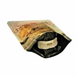 Kırmızı Kuruyemi̇ş Desenli̇ Doypack 17,5x25+4,5 Cm 500 Gr 100 Adet