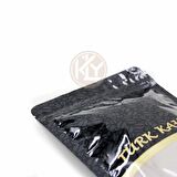 Kahve Desenli̇ Ki̇li̇tli̇ Si̇yah Doypack 13x22+4 Cm 250 Gr 100 Adet
