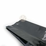 Siyah Parlak Aüminyum Yan Körüklü Torba 7,5x20+2 Cm 100 Gr 1000 Adet