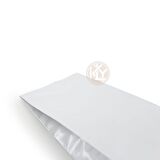 Beyaz Mat Alümi̇nyum Yan Körüklü Torba 10x34+3 Cm 500 Gr 100 Adet