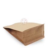 Kraft Flat Bottom Kilitli Torba 14x38+4 Cm 1000 Gr 100 Adet
