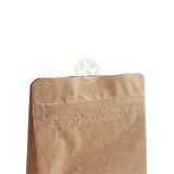 Kraft Flat Bottom Kilitli Torba 14x38+4 Cm 1000 Gr 100 Adet