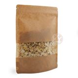 Kraft Dar Pencereli̇ Ki̇li̇tli̇ Doypack 20x30+5 Cm 1000 Gr 100 Adet