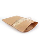 Kraft Dar Pencereli̇ Ki̇li̇tli̇ Doypack 20x30+5 Cm 1000 Gr 100 Adet