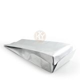 Gümüş Alümi̇nyum Yan Körüklü Torba 10x25+3 Cm 250 Gr 100 Adet