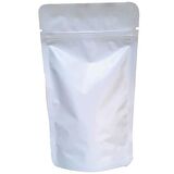 Beyaz Alümi̇nyum Ki̇li̇tli̇ Doypack 11x18+3,5 Cm 100 Gr 100 Adet