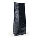 Siyah Parlak Aüminyum Yan Körüklü Torba 10x34+3 Cm 500 Gr 1000 Adet
