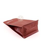 Bordo Flat Bottom Kilitli Buradan Açınız Torba 11x21+4 Cm 250 Gr 100 Adet