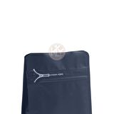 Mavi Flat Bottom Kilitli Buradan Açınız Torba 11x21+4 Cm 250 Gr 100 Adet