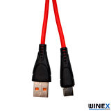 Global CA30 USBA to Type-C Hızlı Data ve Şarj Kablosu 2.4A Kırmızı WNE0044