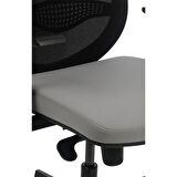 Bürosit Rhyme Plastik Ayarlı Kolçaklı Çalışma Koltuğu (Kumaş)