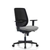 Bürosit Rhyme Plastik Ayarlı Kolçaklı Çalışma Koltuğu (Kumaş)