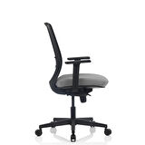 Bürosit Rhyme Plastik Ayarlı Kolçaklı Çalışma Koltuğu (Kumaş)