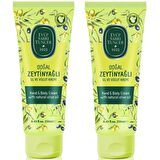 Doğal Zeytinyağlı Tüp El Ve Vücut Kremi 250 ml 2 ADET
